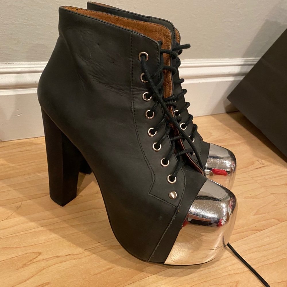 Jeffrey Campbell Lita Silver Toes